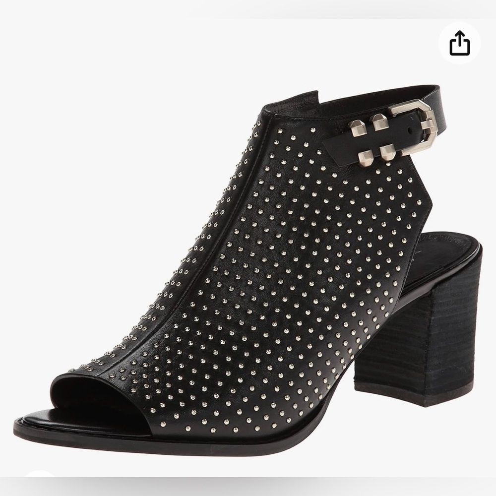 Kenneth Cole New York Women's Starr 3 Dress Black Bootie Sandals Black Size 8 - Picture 2 of 8